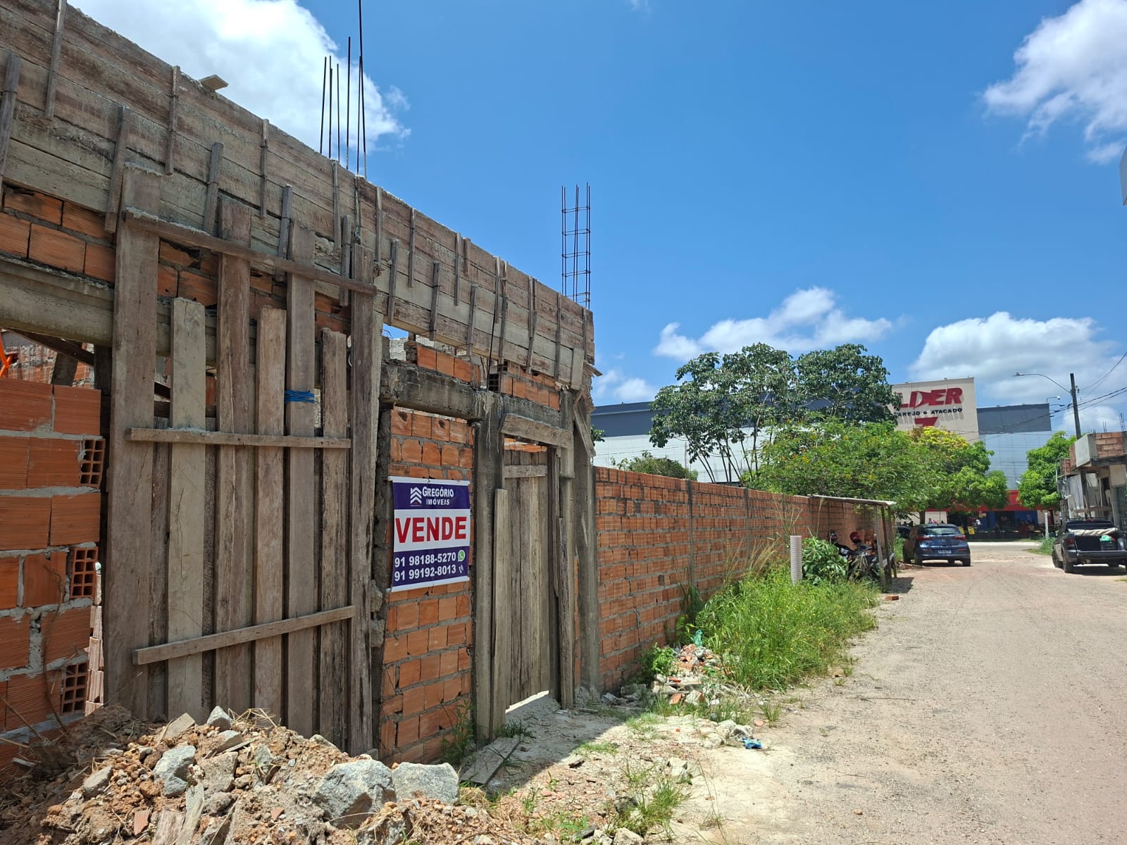 VENDO CASA EM CONSTRUÇÃO NA VILA DOS CABANOS - BARCARENA - PARÁ - PRÓXIMO AO SUPERMERCADO LIDER