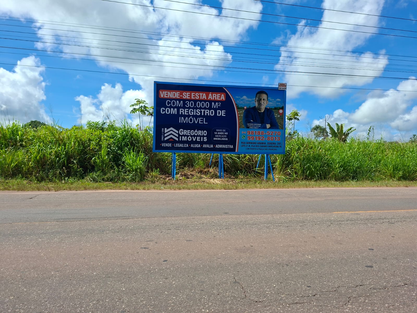 Vendo excelente área com 30.000 m², com Registro de Imóveis