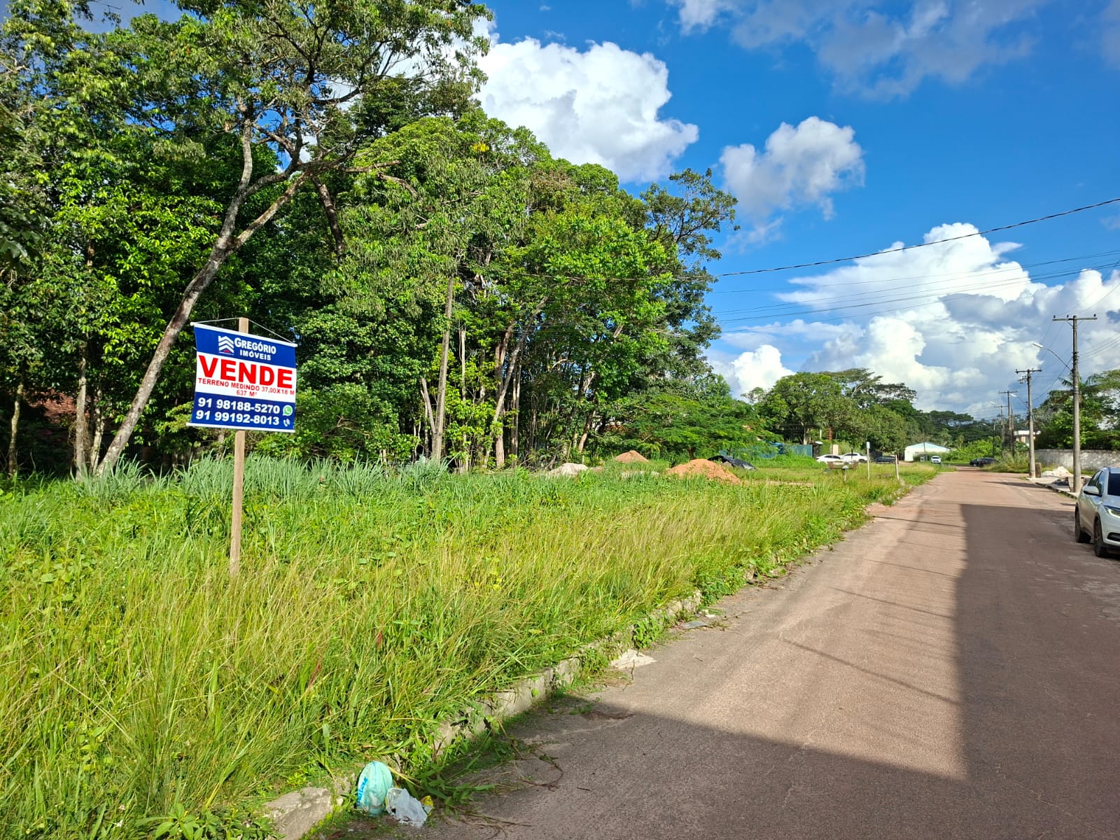 ATENÇÃO INVESTIDORES E CONSTRURORES - EXCELENTE TERRENO A VENDA COM DIMENÇÕES 37X18 - EM VILA DOS CABANOS - BARCARENA/PA.