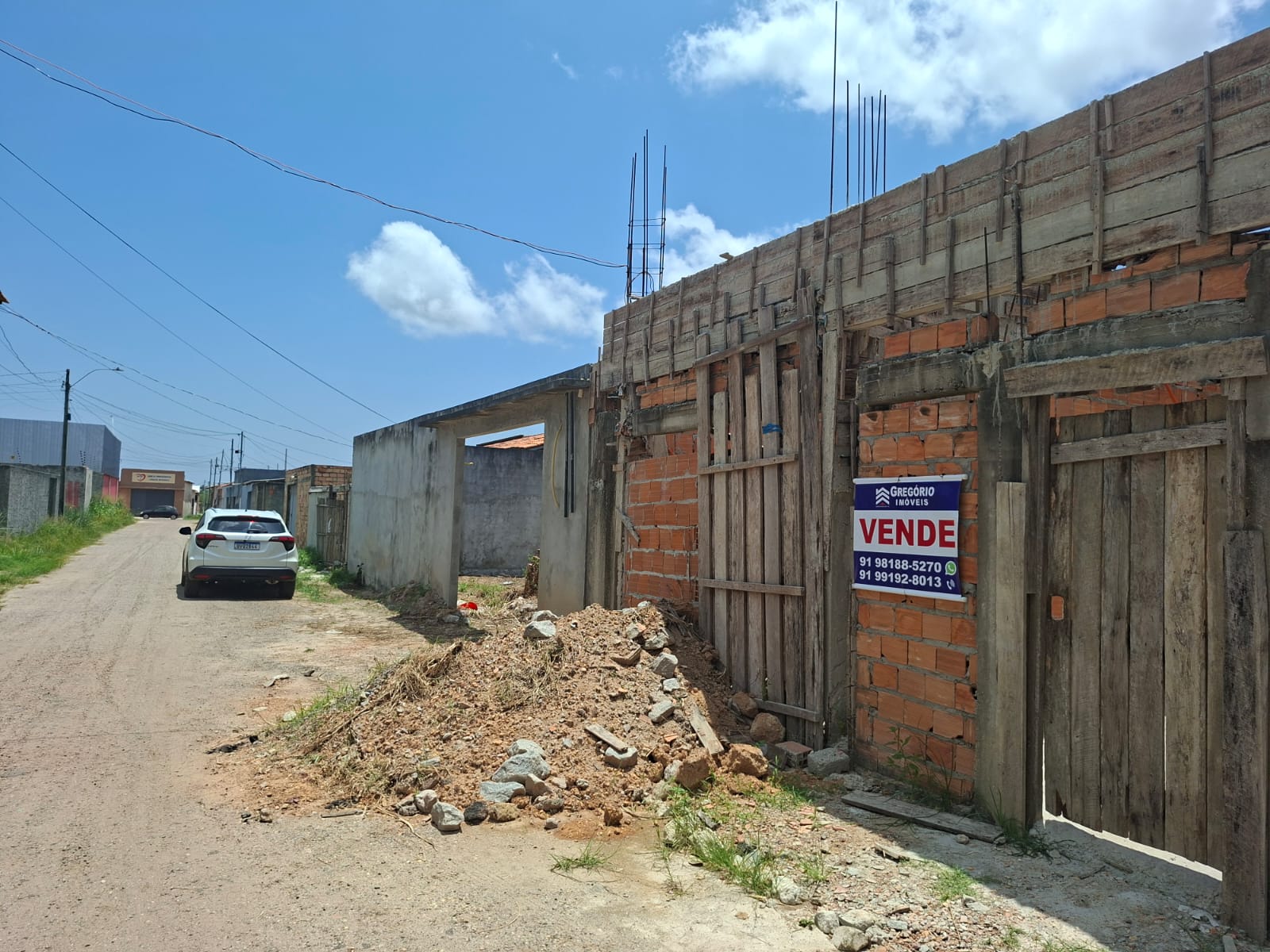 VENDO CASA EM CONSTRUÇÃO NA VILA DOS CABANOS - BARCARENA - PARÁ - PRÓXIMO AO SUPERMERCADO LIDER